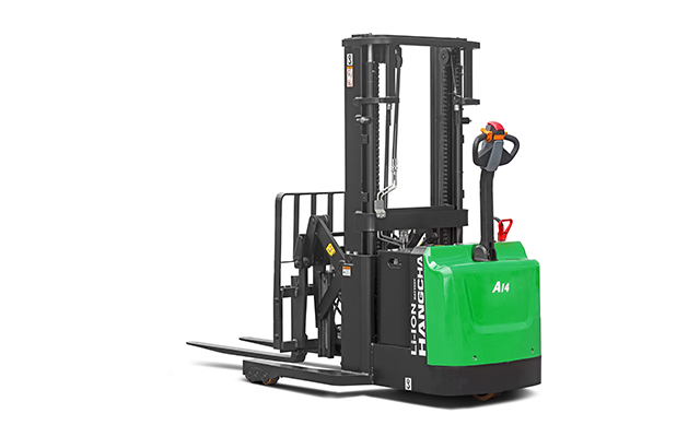 A Series Electric Lithium-ion Industrial Walkie Reach Stacker 3,000lbs