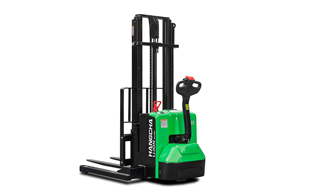 A Series Electric Lithium-ion Walkie Straddle Stacker 2,500lbs