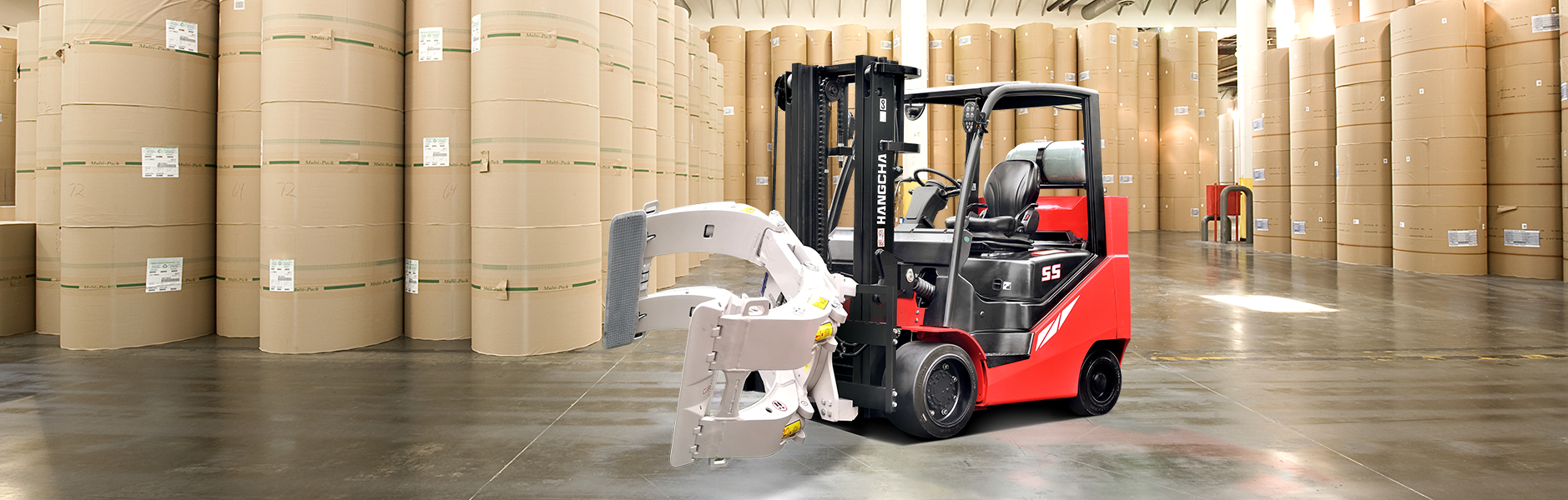 Paper Roll Special 12,000lbs HANGCHA FORKLIFT AMERICA