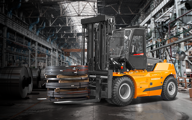 The New XH Series High Voltage Lithium-ion Pneumatic Forklift From Hangcha Group