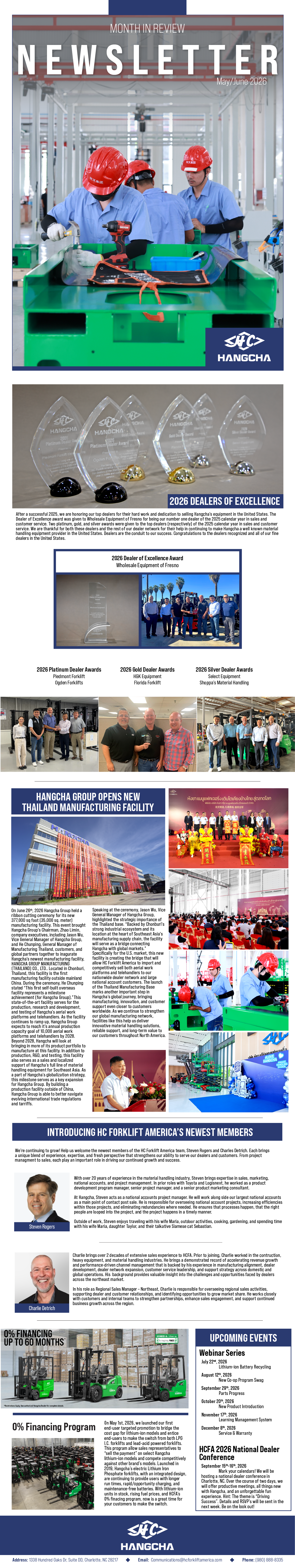 May and June Newsletter